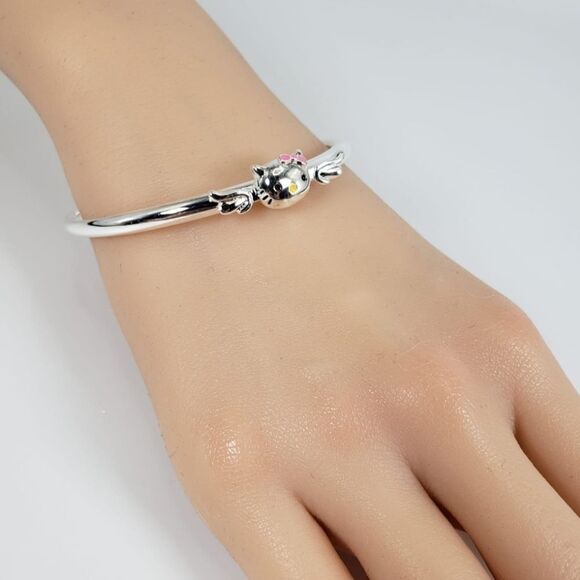 Brand New Silver Hello Kitty Bracelet - Picture 1 of 4